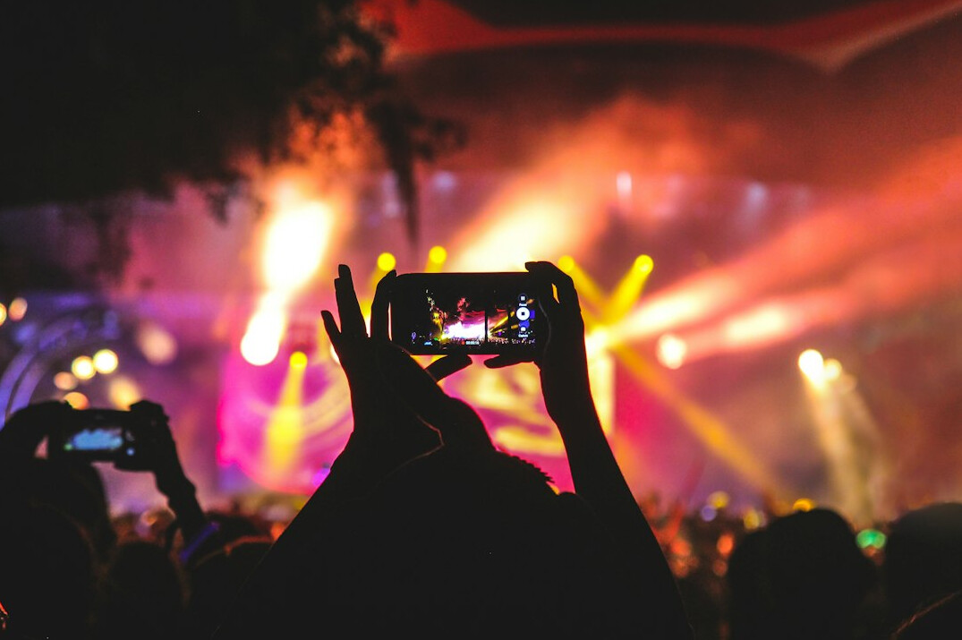 music festival crowd
