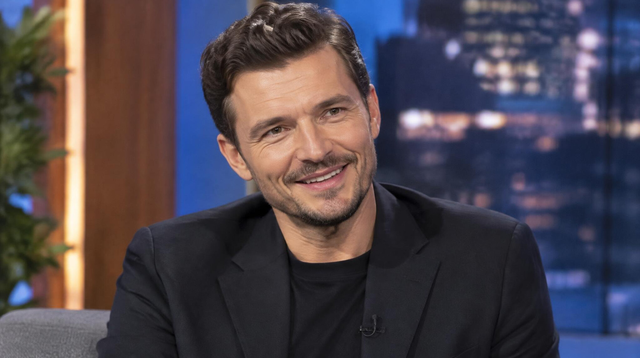 polish actor in interview setting