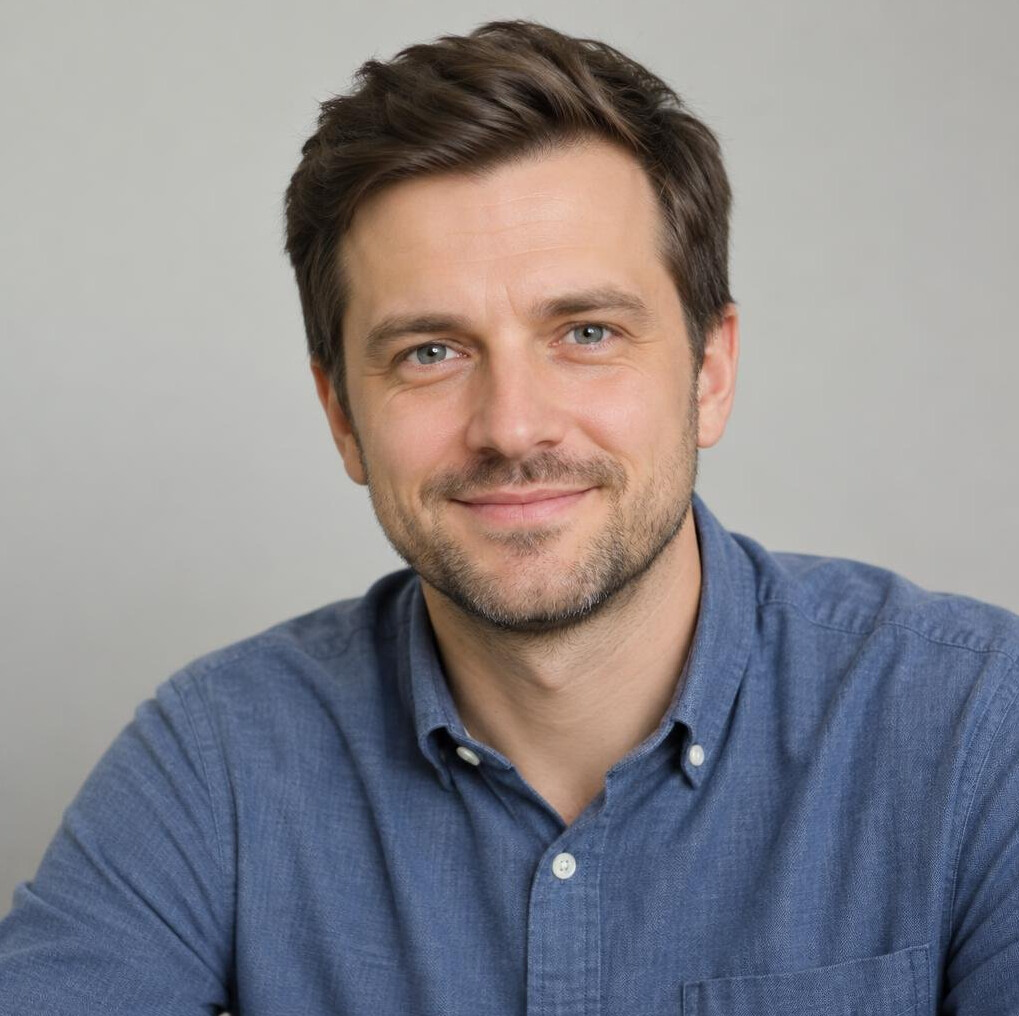Portrait of a man with a friendly smile
